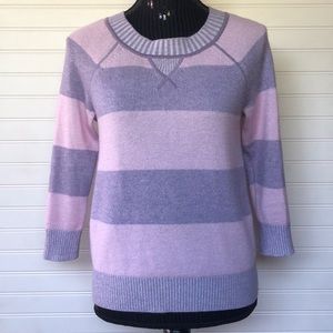 J. Crew Cashmere Crewneck 3/4 Sleeve Sweater